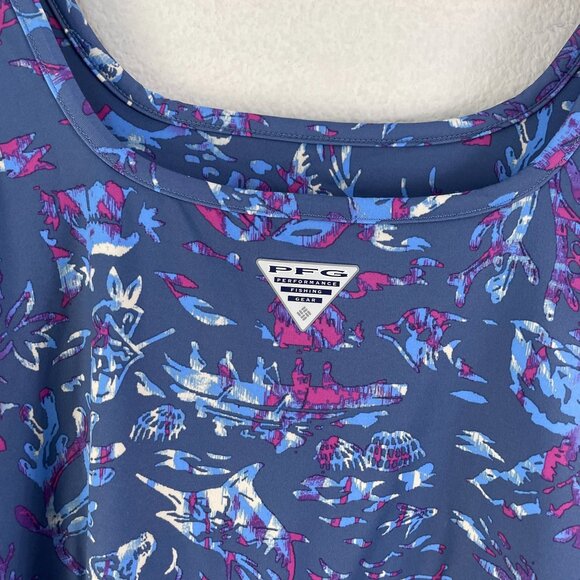 Columbia Womens Small PFG Freezer III Sleeveless Dress Stretch Activewear - Picture 8 of 8